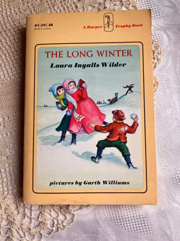 1971 The Long Winter by Laura Ingalls Wilder Paperback | Harper Trophy Edition