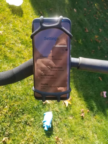 Phone Holder for Bicycle, Cell Phone holder for your E-bike, Cyclist Gift, motorcycle cell phone holder and bicycle accessory