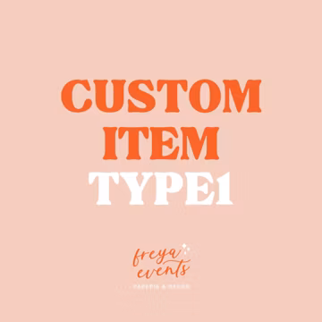 Custom ADD-on Item Type 1