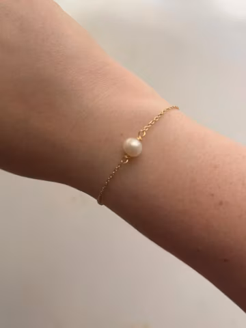 14K Gold Filled Freshwater Pearl Bracelet