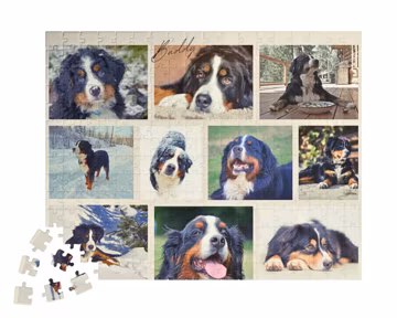 Dog Lover Gift Personalized, Custom Photo Puzzle, Dog Mom Christmas Gift, Pet Owner Holiday Gift, Dog Dad Xmas Present, Pet Sympathy Gift