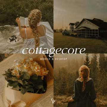 25 Cottage Lightroom Presets. Desktop And Mobile. 25 Different Presets. Warm, Brown, Moody, Retro, Vintage, Farm, Outdoor Presets