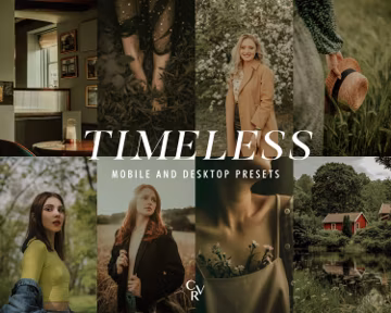 20 Vintage Film Lightroom Presets. Desktop And Mobile. 20 Different Presets. Retro, Cottage, Moody, Warm, Outdoor, Wedding, Photo Filter