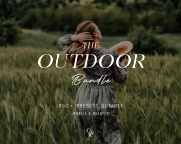850+ OUTDOOR Bundle Presets - Mobile and Desktop - Lightroom Preset Bundle for Instagram - Best Deal - Green, Warm, Earthy, Rustic Filter