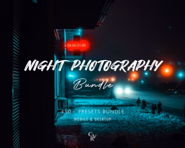450+ NIGHT Bundle Presets - Mobile and Desktop - Lightroom Preset Bundle for Instagram - Best Deal - Cinematic, Urban, Night Time Filter