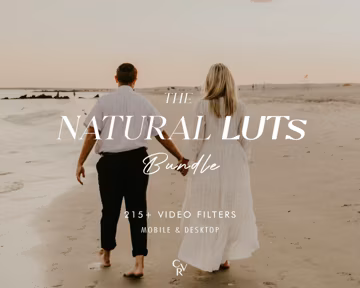 215+ NATURAL LUTS Video Filter - Mobile and Desktop Compatible - Color Grading Editing Bundle for Instagram - Best Deal - Soft, Girl, Beige
