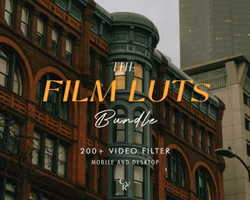 200+ FILM LUTS Video Filter - Mobile and Desktop Compatible - Color Grading Video Editing Bundle for Instagram - Best Deal - Soft, Vintage