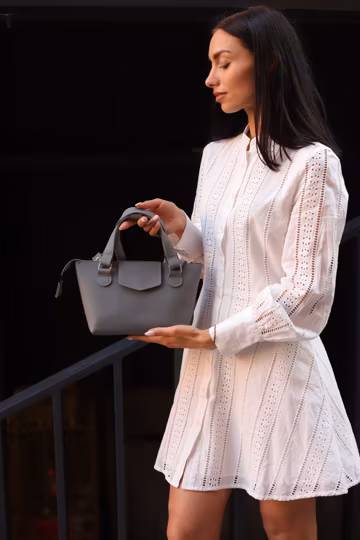 leather tote bag for women, leather tote bag, mini tote bag, tote bag with zipper, zipper tote bag, tote bag with pocket, cute tote bags