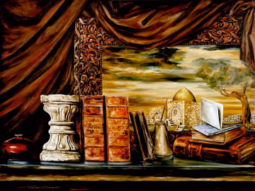 Rachel's Tomb Canvas Print: Realistic Judaica Art, Israel Landscape