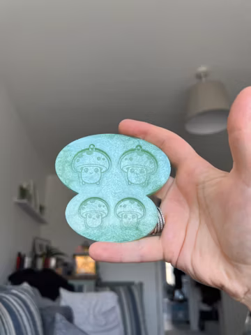 1 & 1.5 inch Mushrooms Silicone Mould