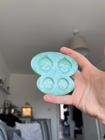 1 & 1.5 inch Mushrooms Silicone Mould