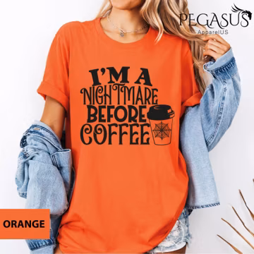 Nightmare Before Coffee T-shirt, Spooky Shirt, Hocus Pocus Shirt, Coffee Addict, Coffee Shirt, Halloween Shirt, Fall T-shirt, Witch Shirt