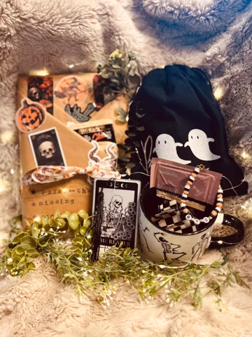 Blind Date With a Book, Blind date with a book box, Halloween, personalized, Libra gift, gift ideas, gift, book box, mystery book, witchy