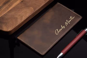 Personalized Checkbook Cover, Leather Checkbook, Checkbook Wallet and Holder, Checkbook Case, Custom Checkbook, Custom Checkbook Covers