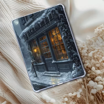 Gloomy and Mysterious Bookstore | Kindle Insert | eReader Dark Moody Bookish Decor