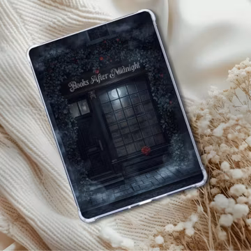 Books After Midnight | Morally Gray | Dark Romance Kindle Insert | Moody Bookish Decor for eReaders