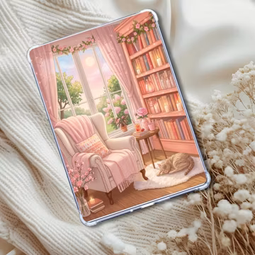 Pink Summer Book Nook | Kindle Insert or eReader Decor | Summery Aesthetic
