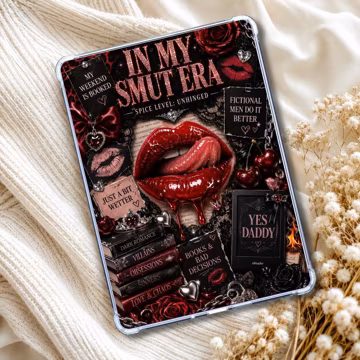 Smut Drippy Lips | Kindle Insert or eReader Case Decor | For Book Lovers