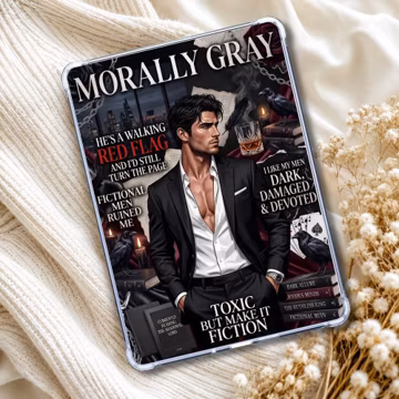 Mafia Red Flag | Kindle Insert | eReader Clear Case Decor For Book Lovers