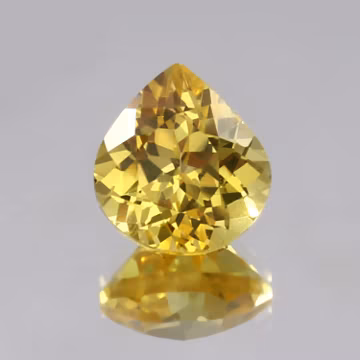 AAA Flawless Ceylon Yellow Sapphire Loose Heart Gemstone Cut, Excellent Quality Sapphire Ring And Fine Jewelry Making Gemstone Cut 11x10 MM