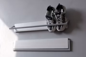 Wall Mounted Metal Shoe Rack | Shoe Storage Entryway Organizer for your Home Decor