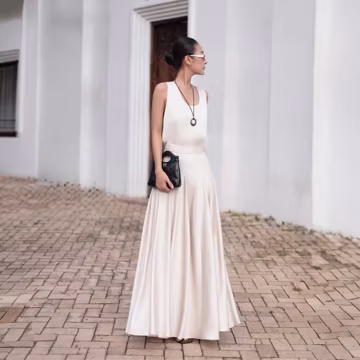 Flowy Full Circle Silk Skirt, Elegant Minimalist High Waist Gown Skirt, Casual Maxi Skirt for Cocktail Event