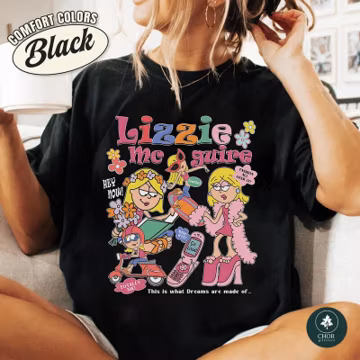 Cartoon Movie Lizzie McGuire Retro T-Shirt, Family Matching Shirt, Nostalgia This Is What Dreams Are Made Of Shirt, 90s Channel Y2k Outfit