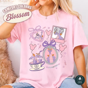 Coquette Bows Figment Shirt, Retro Figment WDW Epcot Center Shirt, One Little Spark Shirt, Family Trip Matching Shirt