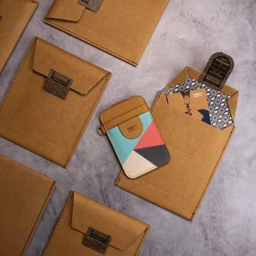 Wallet for Women - Thin Card Wallets - RFID Wallet Credit Card Holder - Minimalist Keychain Wallets