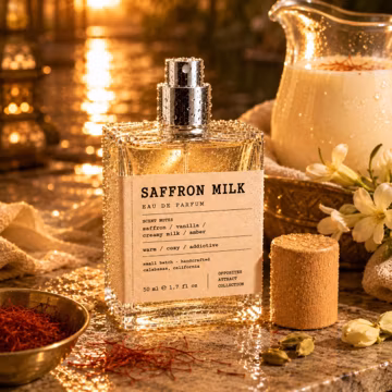 SAFFRON + MILK | saffron | Vanilla | soft skin scent | unisex