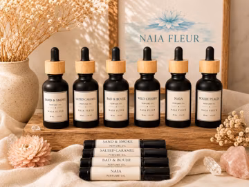 Perfume Oil | 30 ml dropper bottle | Skin Scent Fragrance Oil | Choose Your Scent & Size | by naia fleur