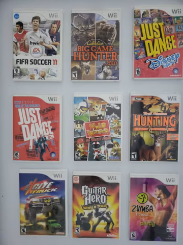 Authentic Nintendo Wii Games