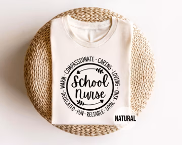 School Nurse Shirt: Kind & Reliable Healthcare Staff Tee