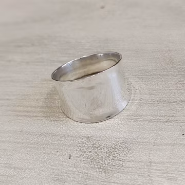 Handmade Sterling Silver Band Ring: Boho Statement Jewelry
