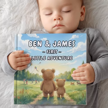 Personalized Book for Siblings, Big Brother Or Sister Hospital Gift, First Birthday Gift From Sibling