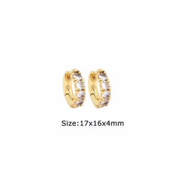 1pair 18K Gold Filling Round Earrings,Gold Dainty Round Earring,Simple Earrings,Gift for Her