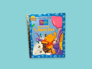 Vintage Winnie The Pooh and The Honey Tree Golden Book.