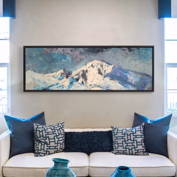Mountain landscape,blue mountain top,high mountain,canvas print,canvas art, canvas wall art,extra large canvas art,large canvas wall p234