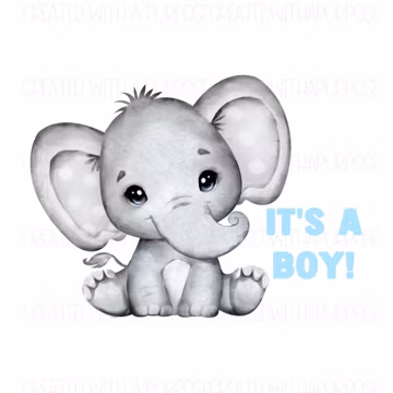 It's A Boy Png, Elephant Sublimation Design, Gender Reveal, Baby Elephant Png, Baby Shower, Shirt Designs, Pregnancy Announcement, Png File