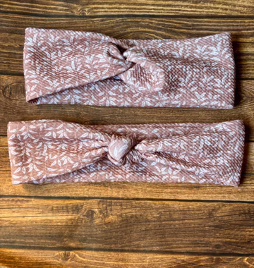 Floral Twist Headband, Knotted Headband, Women Kids Accessory, Headbands for Women
