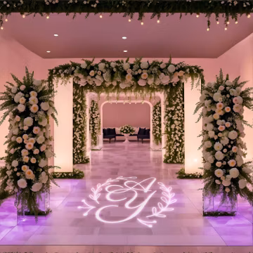 Custom Wedding Gobo Projector Light,Wedding Monogram Logo Projection,Personalized Initials Light,LED Wedding Spotlight,Event Logo Projector