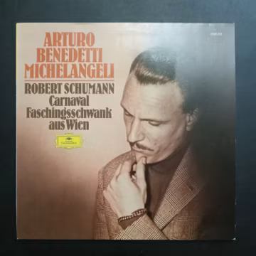 Schumann - Carnaval - Faschingsschwank aus wein- Arturo Benedetti Michelangeli - Deutsche Grammophon Stereo Vinyl Record