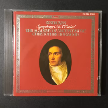 Beethoven - Symphony No. 3 Eroica / Academy of Ancient Music Christopher Hogwood / L'Oiseau-Lyre Florilegium Digital CD Compact Disc