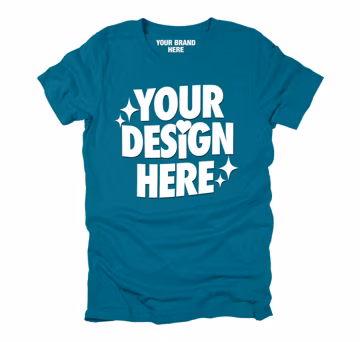 Marine Bella Canvas 3001 T-shirt Mockup: Unisex Tagless Tee (JPEG File)
