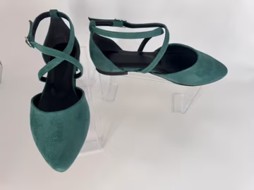Suede Flat ,Criss cross Strap Flats, Flaat Wedding Shoes ,Flat, Flat Bride Shoes , Green Suede, Flat Bridal Shoes , Flat shoes , suede shoe