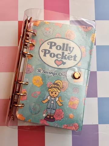 Polly Pocket Savings Challenge Binder | 1k 2k 3k