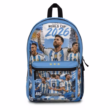 Messi Argentina Soccer team Worldcup 2026 Backpack - Back to School - Customized with name