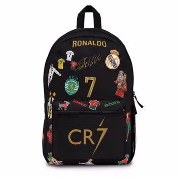 Ronaldo Backpack: Stylish Sports School Bag - Personalized