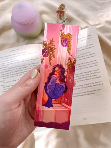 Windowsill Sunset Bookmark