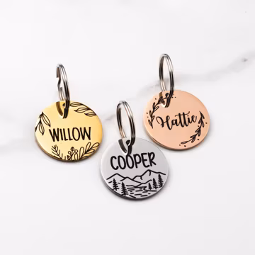 Cat Tag - Cat Name Tag - Cat Collar Tag - Cat ID Tag - Custom Cat Tag - Cat Tags for Collars Personalized